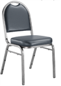 Picture of TIVITY HEALTH VINYL BANQUET STACKING CHAIRS SILVER FRAME / SET OF 2